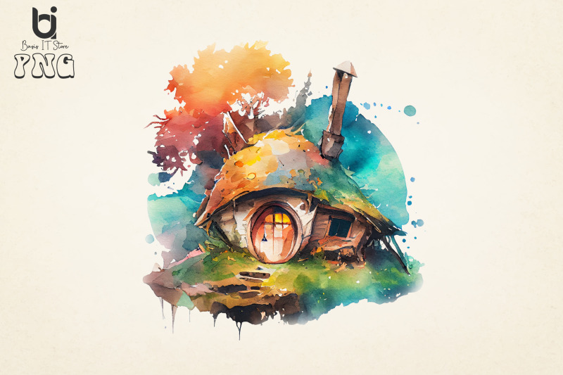 colorful-hobbit-house-sublimation-bundle-12-png-file