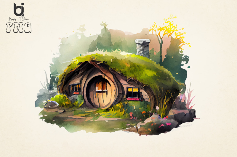 colorful-hobbit-house-sublimation-bundle-12-png-file