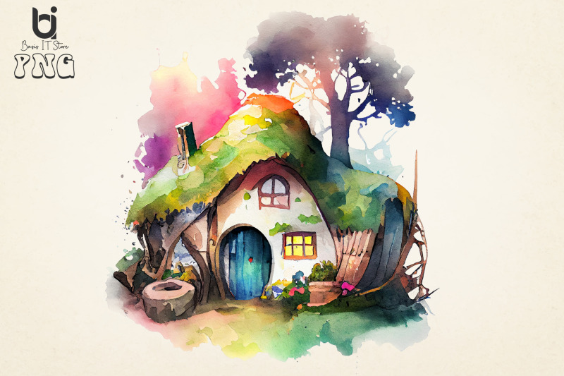 colorful-hobbit-house-sublimation-bundle-12-png-file