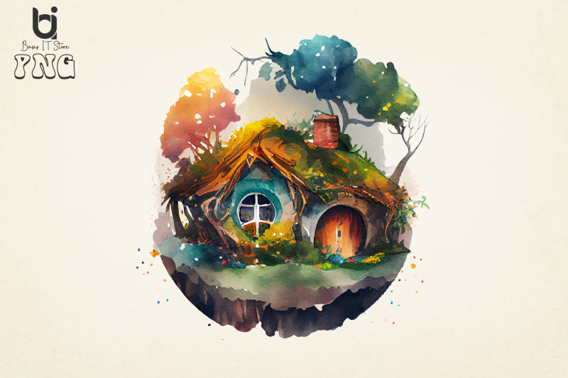 colorful-hobbit-house-sublimation-bundle-12-png-file