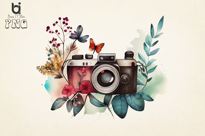 floral-camera-and-butterfly-sublimation-bundle-11-png-file