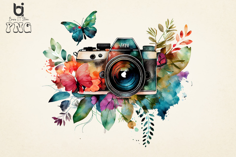 floral-camera-and-butterfly-sublimation-bundle-11-png-file