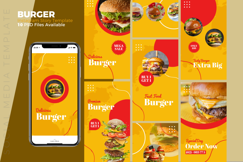 burger-instagram-story-template