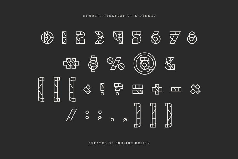 fox-geometric-font