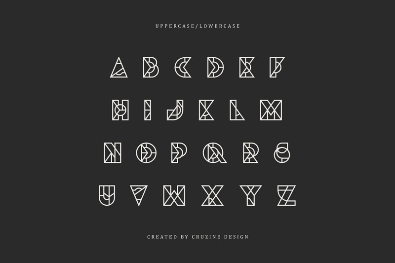 fox-geometric-font