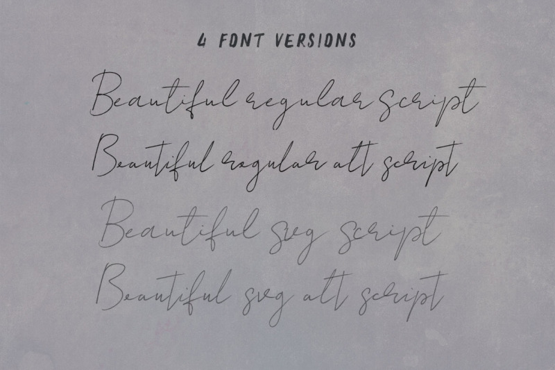 beautiful-svg-script-font
