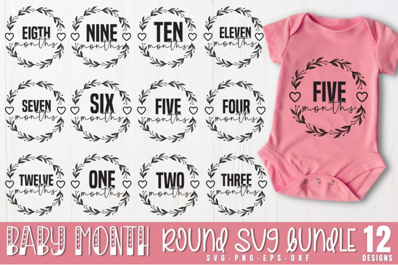 baby-milestone-round-svg-bundle