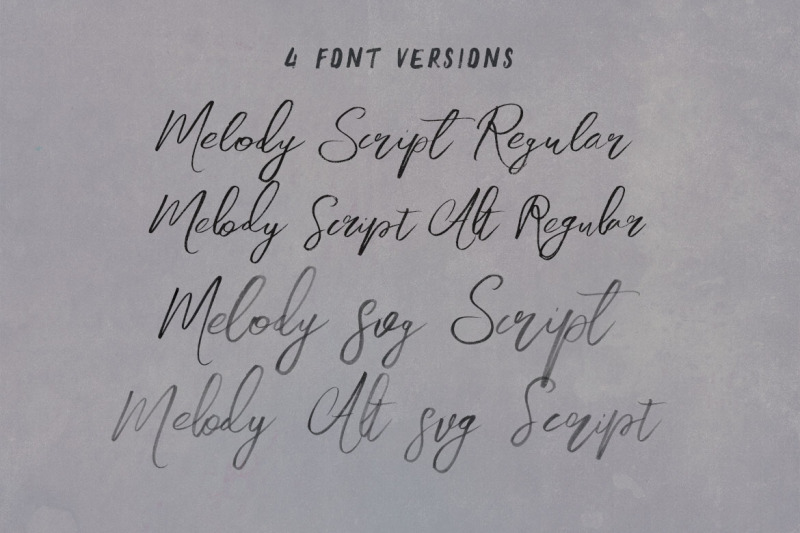 melody-svg-script-font