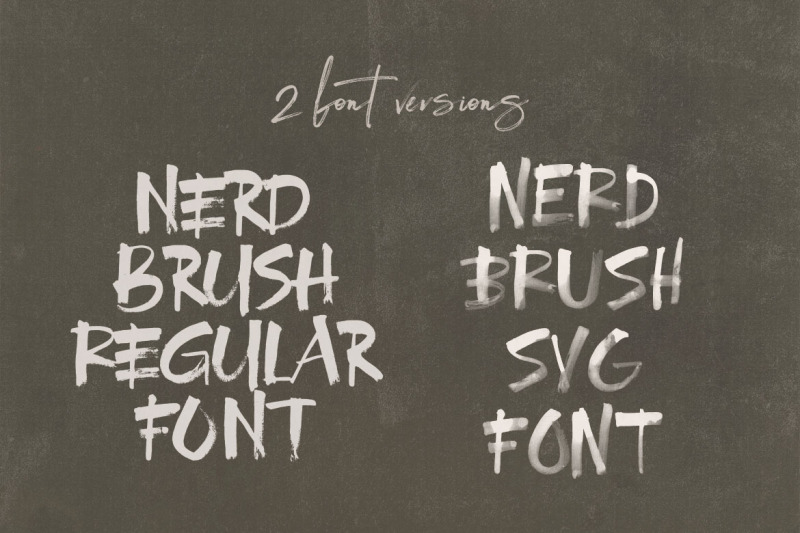 nerdbrush-svg-font