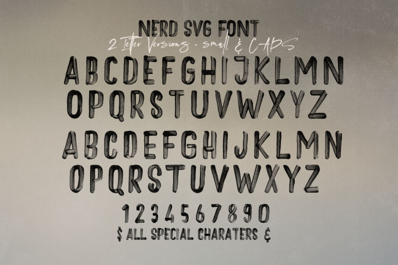 nerd-brush-amp-svg-font