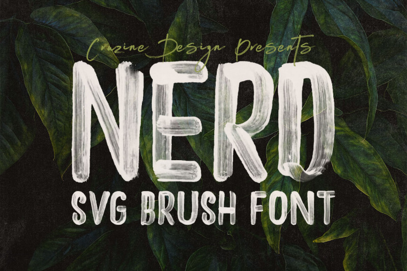 nerd-brush-amp-svg-font