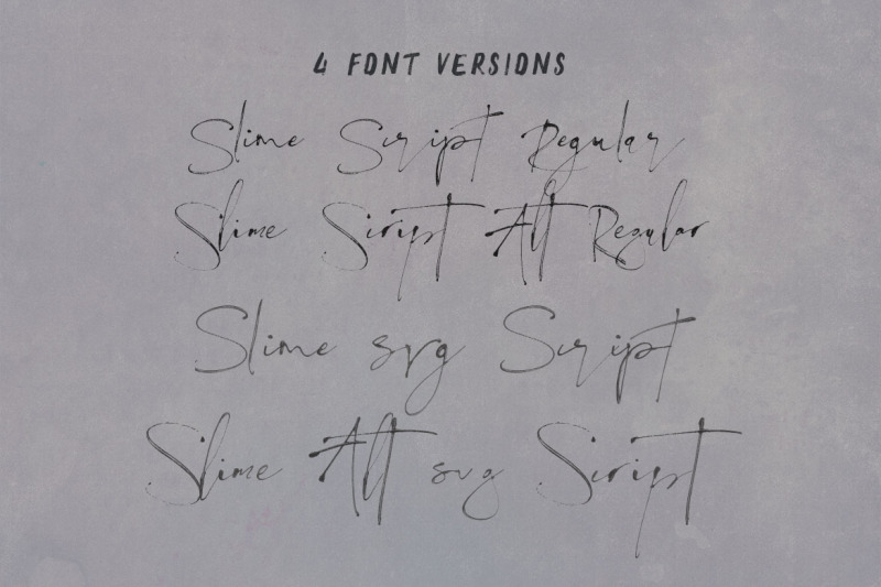 slime-svg-script-font