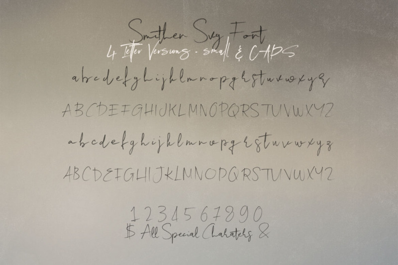 smithen-svg-script-font