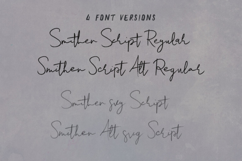 smithen-svg-script-font