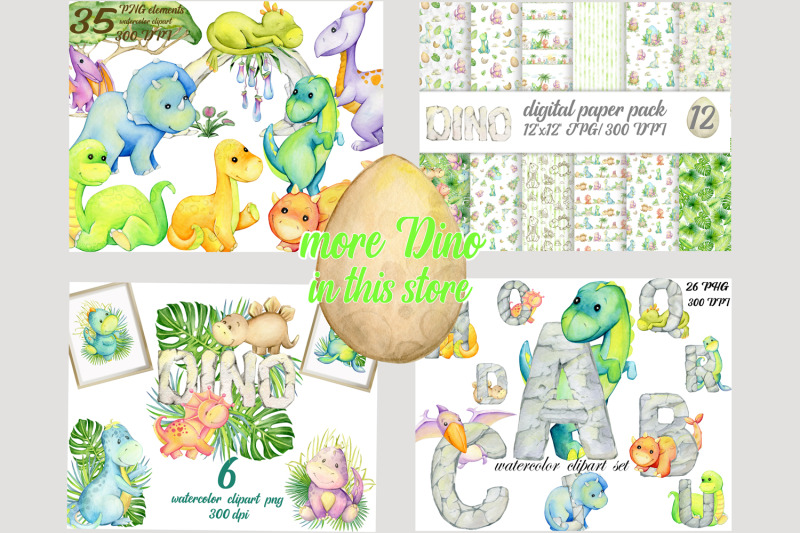 cute-dinosaur-watercolor-clipart-print-on-t-shirt-digital-paper-und