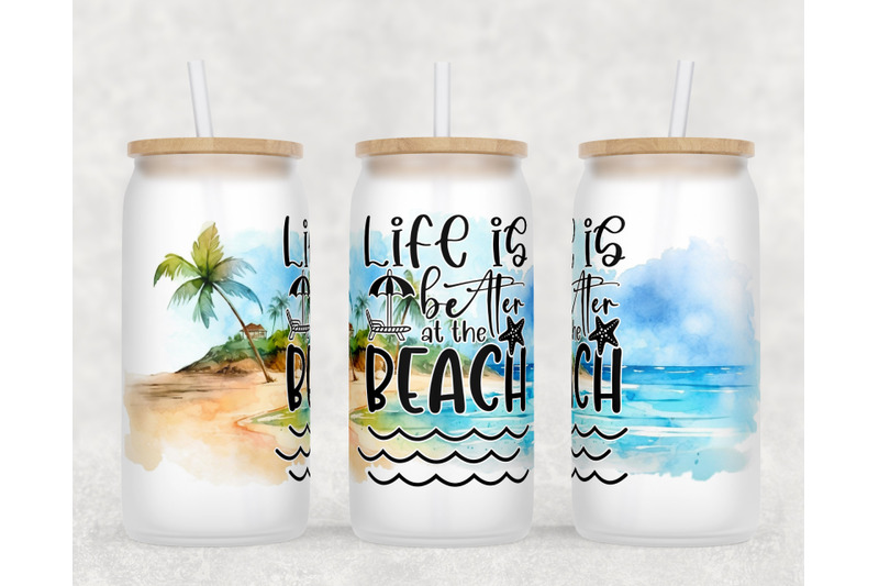 beach-libbey-glass-can-wraps-16-oz-glass-can-sublimation-designs-png