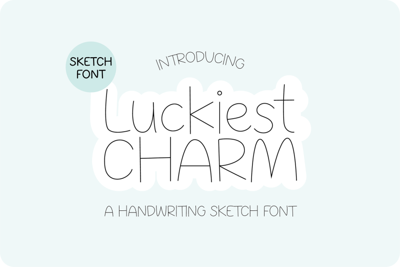 luckiest-charm-sketch-handwriting-font