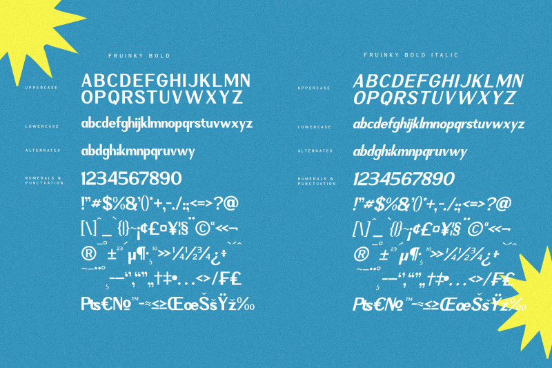 fruinky-typeface