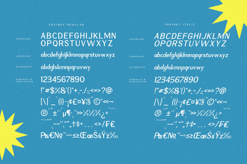 fruinky-typeface