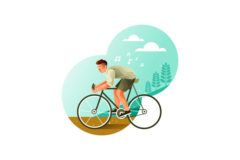 youth-riding-a-bicycle-while-listening-to-music