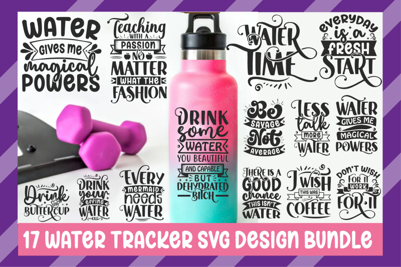 water-tracker-svg-design-bundle