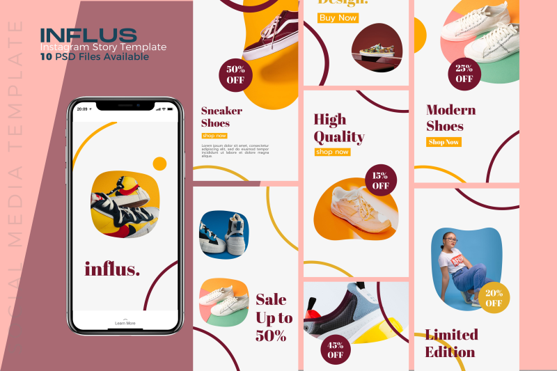 influs-instagram-story-template