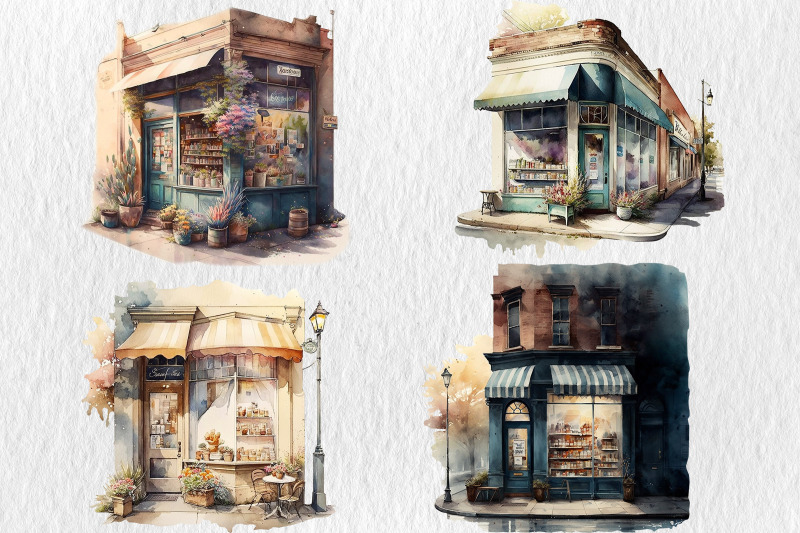 watercolor-storefronts-clipart