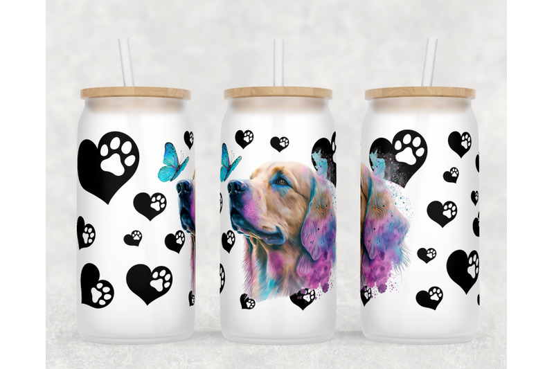 golden-retriever-libbey-glass-can-wraps-16-oz-glass-can-sublimation