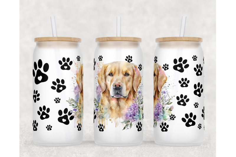 golden-retriever-libbey-glass-can-wraps-16-oz-glass-can-sublimation