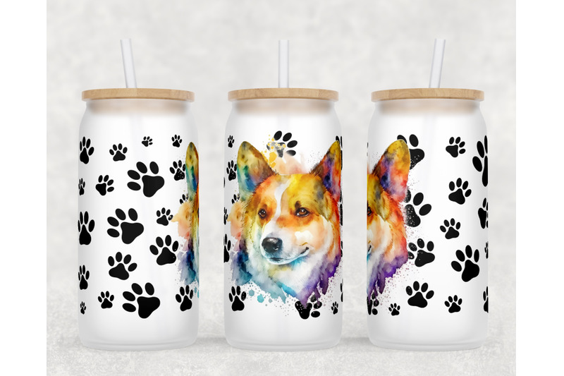 corgi-libbey-glass-can-wraps-16-oz-glass-can-sublimation-designs-png