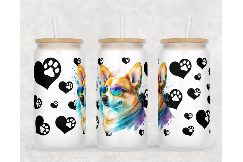 corgi-libbey-glass-can-wraps-16-oz-glass-can-sublimation-designs-png