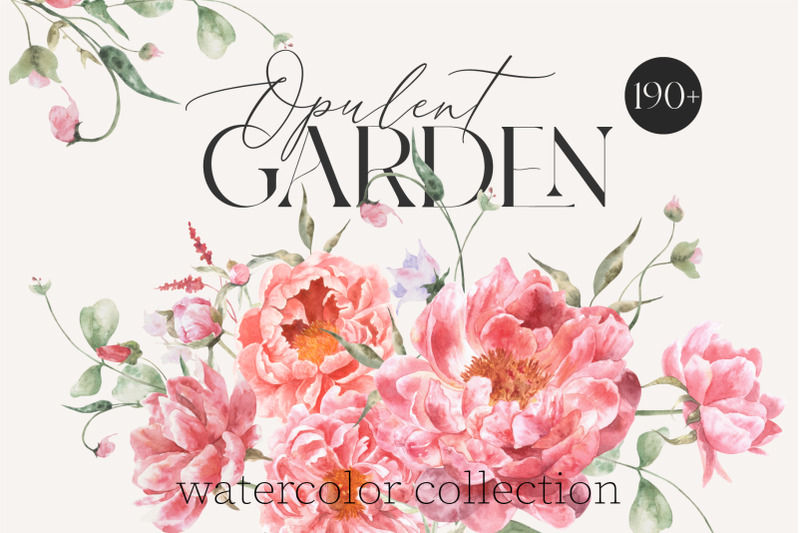 opulent-garden-watercolor-flowers