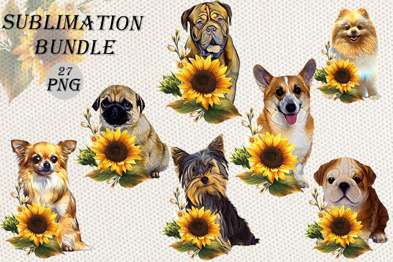 sublimation-flower-easter-baby-dog-sublimation-bundle