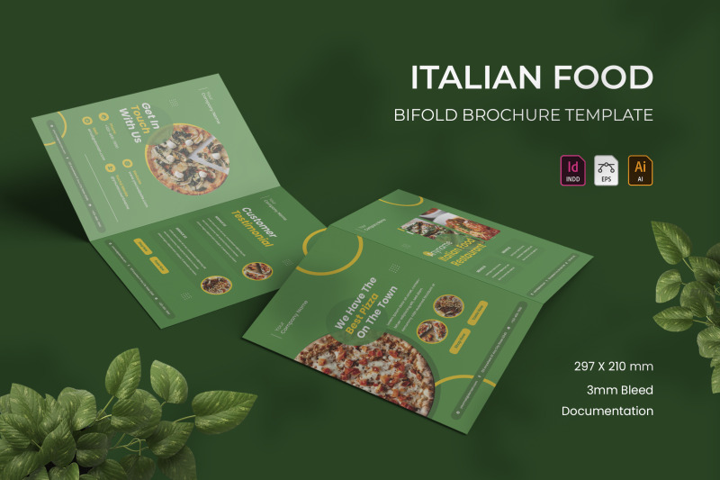 italian-food-bifold-brochure