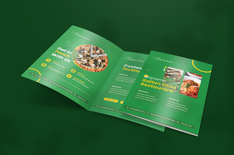 italian-food-bifold-brochure