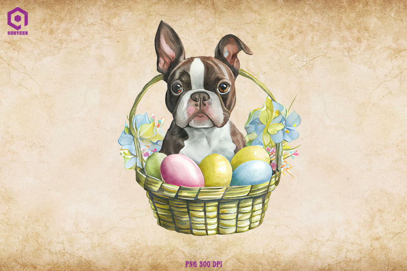 easter-boston-terrier-clipart