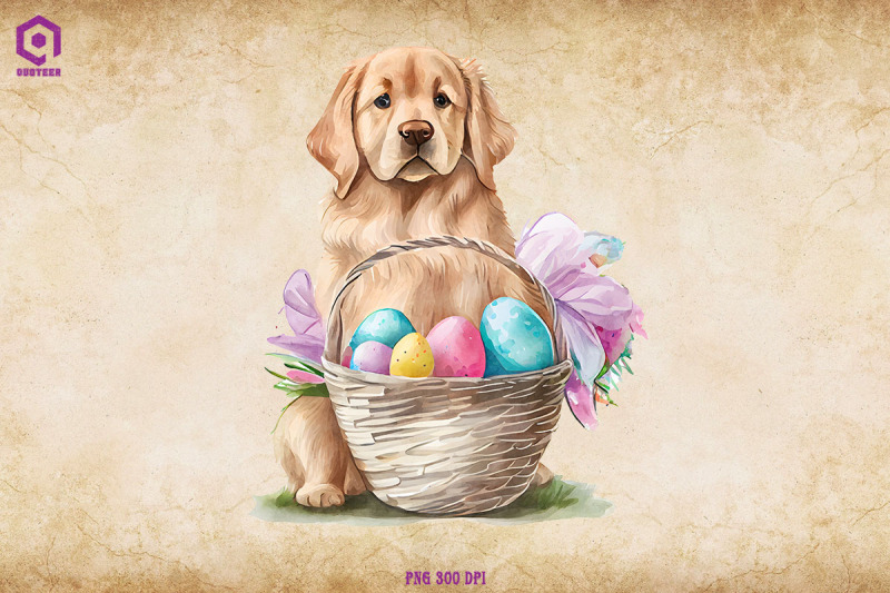 easter-golden-retriever-clipart