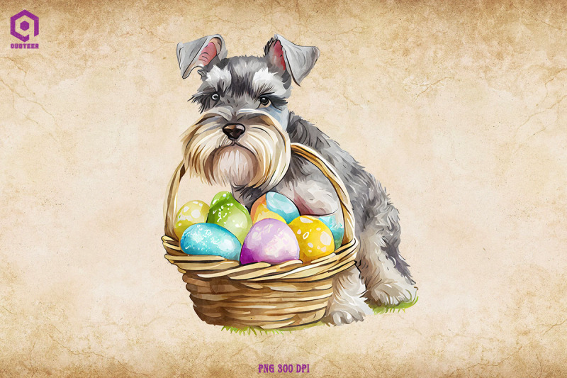 easter-miniature-schnauzer-dog-clipart