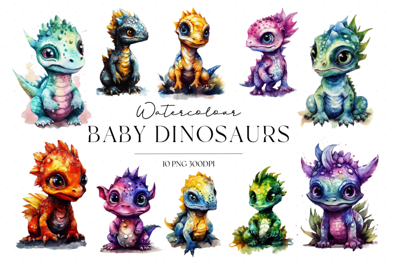 watercolour-baby-dinosaurs-png-clipart