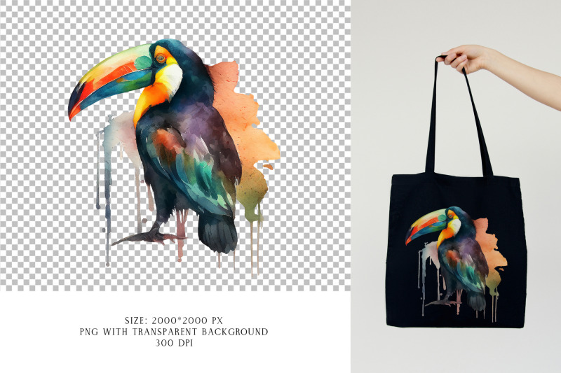 watercolor-tropical-birds