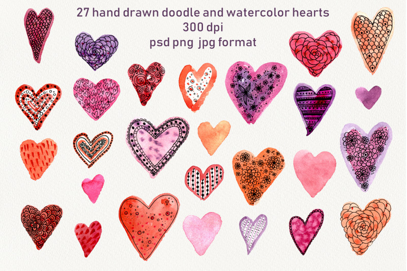 hearts-amp-flowers-valentine-clipart-and-patterns