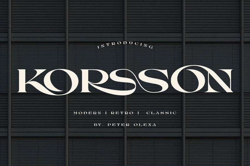 korsson-modern-serif-font