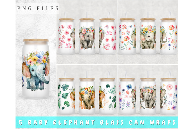 baby-elephant-libbey-glass-can-wraps-16-oz-glass-can-sublimation-png