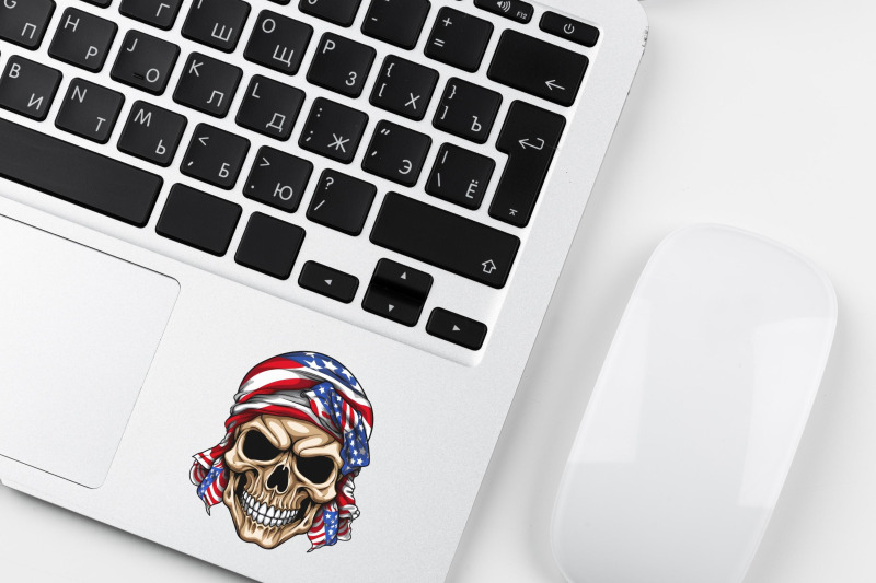 american-skull-clipart-stickers