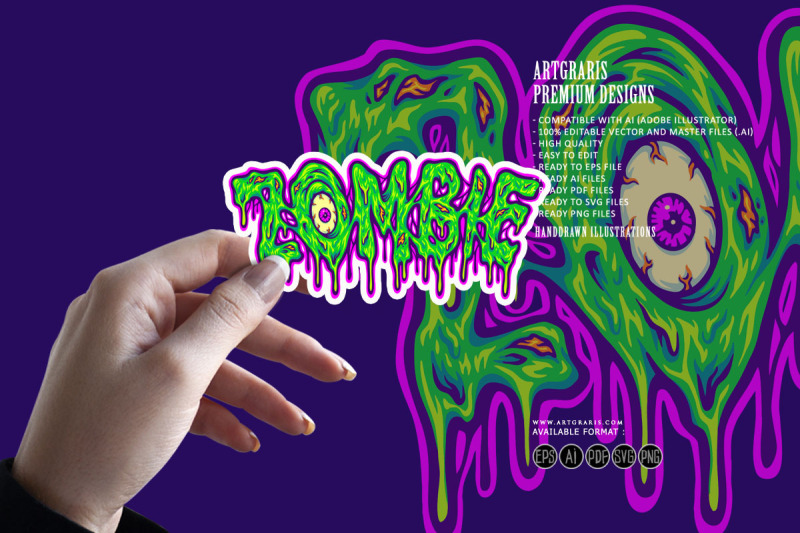 creepy-monster-zombie-eye-melted-text-lettering-word-cartoon-illustrat