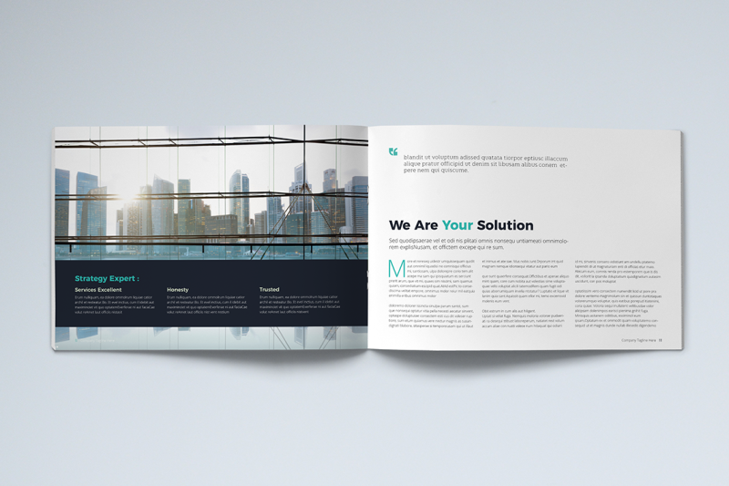 company-profile-landscape-template