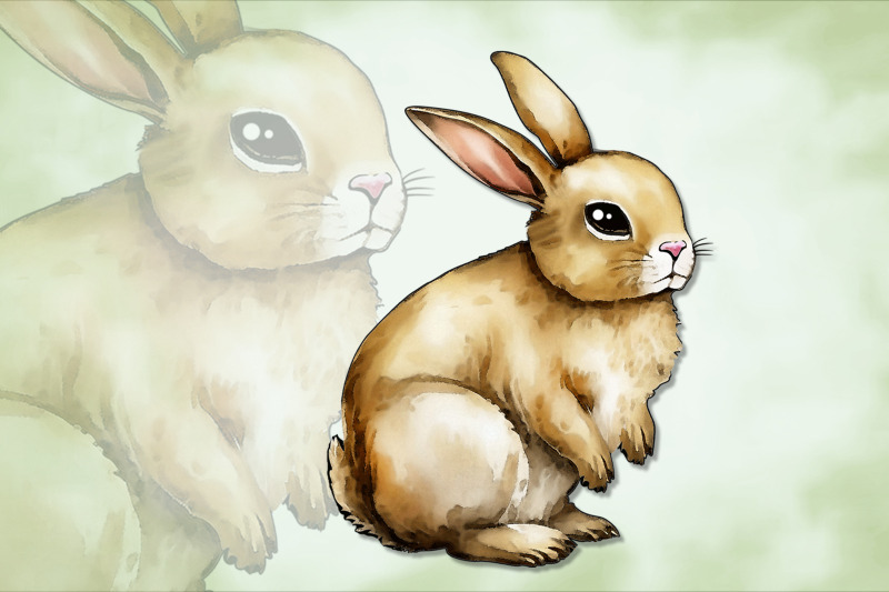 easter-bunny-watercolor-painting-clipart-sublimation-png