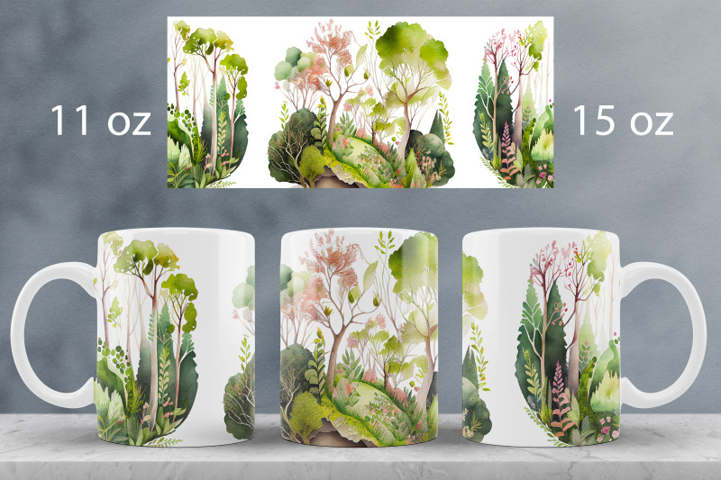 spring-floral-mug-wrap-vintage-truck-mug-sublimation-png