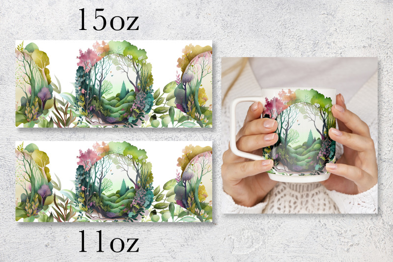 spring-floral-mug-wrap-vintage-truck-mug-sublimation-png