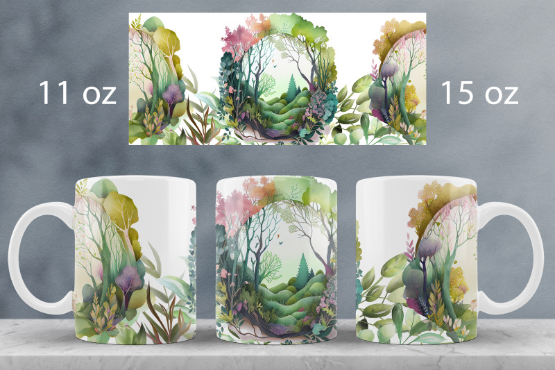 spring-floral-mug-wrap-vintage-truck-mug-sublimation-png